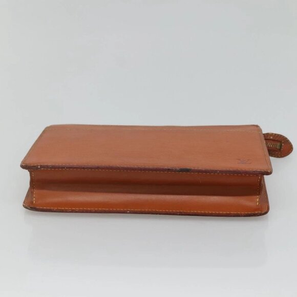 LOUIS VUITTON Epi Pochette Homme Clutch Bag Zipangu Gold M52528 LV Auth 116908 - Picture 6 of 16
